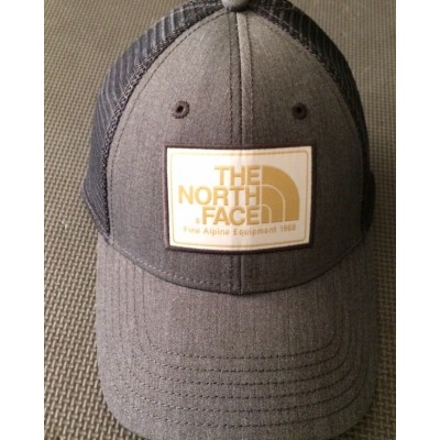 The North Face Mudder Trucker Hat / Cap NEW Grey Snapback  eb-45625827